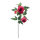 Peony 3-fold, made of artificial silk     Size: 75cm    Color: dark red
