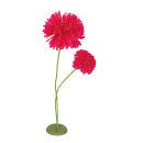 Paper flower with stand - Material: with 2 flower heads -...