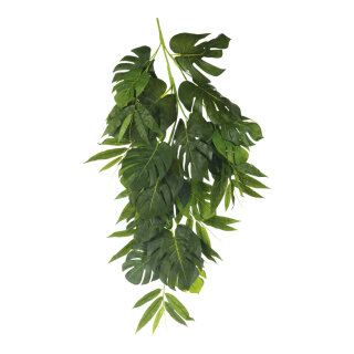 Philodendron branch with bamboo leaves     Size: 110cm    Color: green