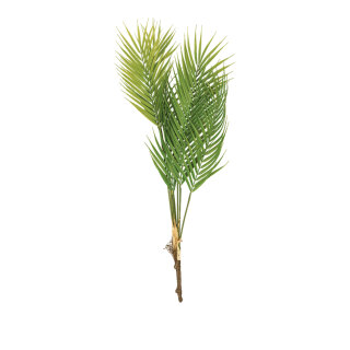 Palmwedel 7-fach, aus Kunststoff     Groesse: 80cm    Farbe: grün