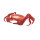 Krabbe      Groesse: 22cm    Farbe: rot