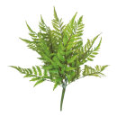 Fernleaf bush 5-fold, made of plastic 50cm Color: green