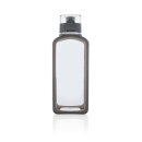 Squared verschließbare, auslaufsichere Tritanflasche Farbe: grau
