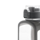 Squared verschließbare, auslaufsichere Tritanflasche Farbe: grau