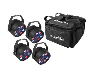 EUROLITE Set 4x LED PARty Spot + Soft-Bag