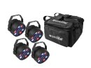 EUROLITE Set 4x LED PARty Spot + Soft Bag