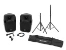 OMNITRONIC Set XFM-212AP + Speaker Stand MOVE MK2