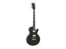 DIMAVERY LP-530 Electric Guitar, black/gold