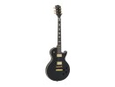 DIMAVERY LP-530 E-Gitarre, schwarz/gold