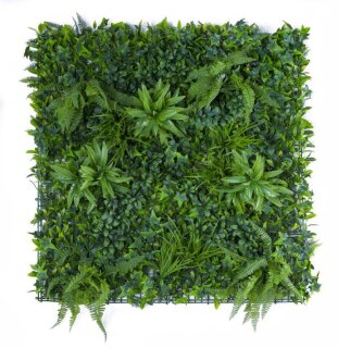 Grüne Wand Paneel, Mix Green, UV-beständig, 100x100 cm