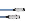 XLR cable 3pin 1,5m bu