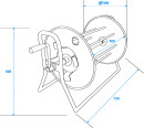 SCHILL Cable Drum SK4602.RM A=460/C=500