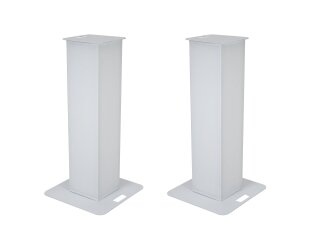 EUROLITE 2x Stage Stand 100cm incl. Cover and Bag, white