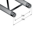 ALUTRUSS BILOCK BQ2-210 2-way Cross Beam