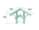 ALUTRUSS BILOCK E-GL22 T35-H 3-way Corner 90°