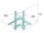ALUTRUSS BILOCK E-GL22 C44-H 4-way Corner 90°