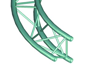 ALUTRUSS TRILOCK 6082 Circlepart 3m inside 90° <