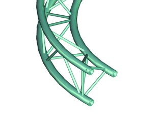 ALUTRUSS TRILOCK 6082 Circlepart 3m inside 90° >