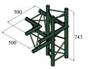 ALUTRUSS TRILOCK S-PAC-45 4-way Piece \/ right