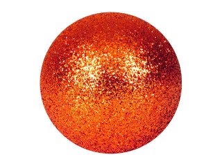 EUROPALMS Dekokugel 3,5cm, kupfer, glitzer 48x