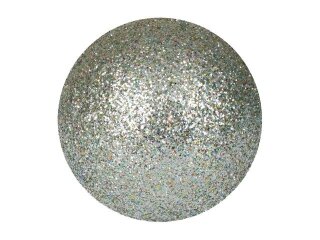 EUROPALMS Deco Ball 3,5cm, silver, glitter 48x