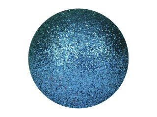 EUROPALMS Deco Ball 3,5cm, blue, glitter 48x