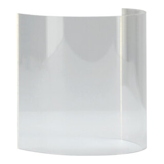 U-column plexiglass width 9cm, height 10cm Color: clear