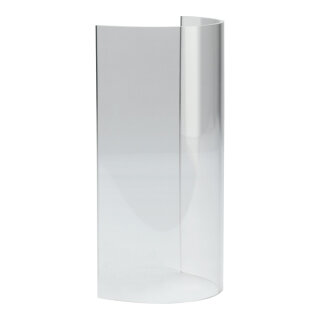 U-column plexiglass width 9cm, height 20cm Color: clear