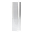 U-column plexiglass width 9cm, height 30cm Color: clear