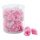 Rose heads 48pcs./blister - Material: artificial silk - Color: pink - Size: Ø 4cm