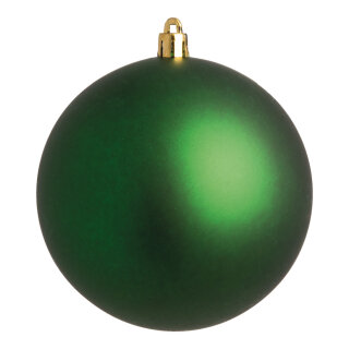 Weihnachtskugel-Kunststoff  Größe:Ø 20cm,  Farbe: grün matt