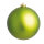 Weihnachtskugeln, hellgrün matt      Groesse:Ø 6cm, 12 Stk./Blister   Info: SCHWER ENTFLAMMBAR