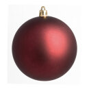 Christmas bauble burgundy matt 6 pcs./blister - Material:...