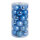 30 Weihnachtskugeln, blau 12x glänzend, 12x matt, 6x beglittert Abmessung: Ø 8cm Farbe: blau   Info: SCHWER ENTFLAMMBAR