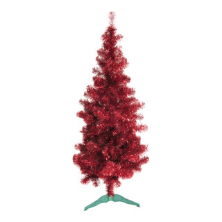 Tinsel tree »Deluxe« with 336 tips - Material: with plastic stand - Color: red - Size: 150cm