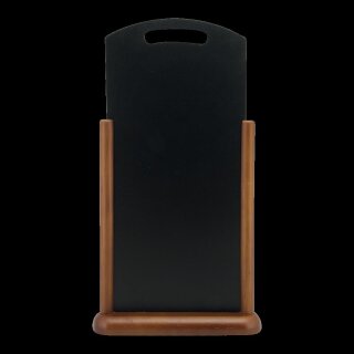 Elegant HANDLE-Tischkreidetafeln braun LA mit Griff