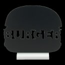 Silhouette Tischkreidetafel "BURGER", inkl....