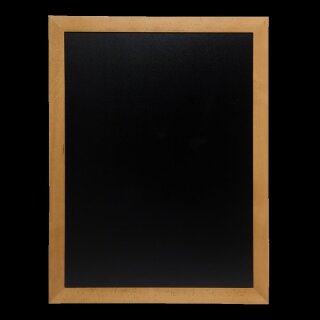 Universal Hartholz Kreidetafel - in lackiertem Teak - inkl. Wandaufhängung