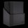 Trendy Lederoptik A4 Speisekarte, schwarz (x20) plus Box, inkl. 1 doppelte Einlage pro Karte (für 4 Seiten A4)