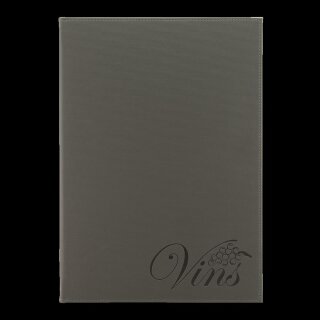 Weinkarte Design Range "Velvet/Samt" in A4, inkl. 1 doppelte Einlage pro Karte (für 4 Seiten A4)