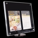 LED Informations Display - schwraz aus Acryl - Tisch oder...