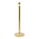 Classic Absperrpfosten GOLD - Flache Halterung; Fuß...