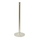 Classic Absperrpfosten CHROME- Flache Halterung - 100cm...