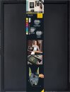 Woody Wandtafel Schwarz inkl. 1 Kreidestift und Wandaufhängung
