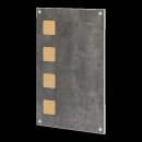 Living Wall Wand Memo-Kreidetafel in Betonoptik mit...
