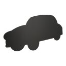 Silhouette Kreidetafel "CAR" inkl. 1 Kreidestift und Wand Klettverschlusskleberstreifen