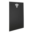 Silhouette Kreidetafel "WiFi" - inkl. 1  Kreidestift und Wand Klettverschlusskleberstreifen