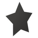 Silhouette Kreidetafel "STARS" inkl. 1 Kreidestift und Wand Klettverschlusskleberstreifen