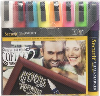 Kreidestifte 2-6mm in weiß, rot, blau, gelb, orange, pink, grün, violett, 8er Set