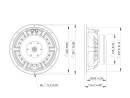 LAVOCE WAF102.51 10" Woofer, Ferrite, Magnet Aluminium Basket Driver